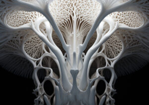 Grafika przedstawiająca anatomię kręgosłupa i obszar operacji facetektomii.